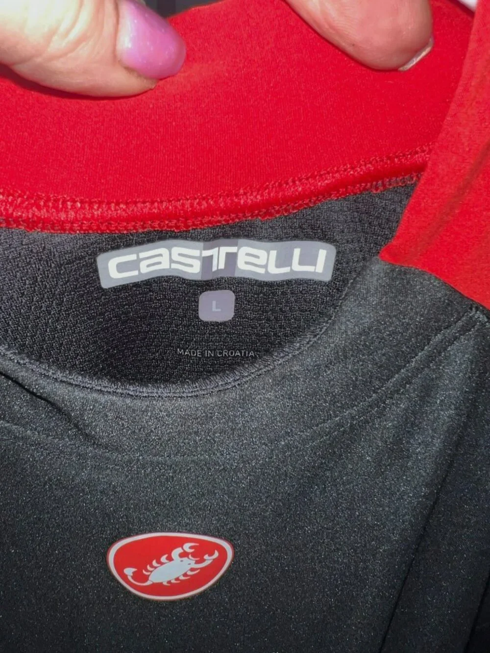 Castelli Prosecco Wind Long Sleeve Base Layer Size Large